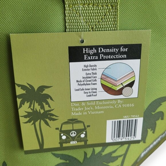 Trader Joe's Olive Green Insulated Freezer Bag 8-Gallon NWT - Picture 5 of 7